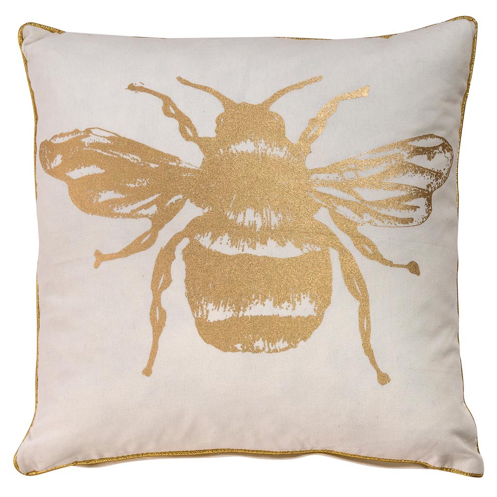 Bee Cushion Large Cushion Bumble Bee Cushion