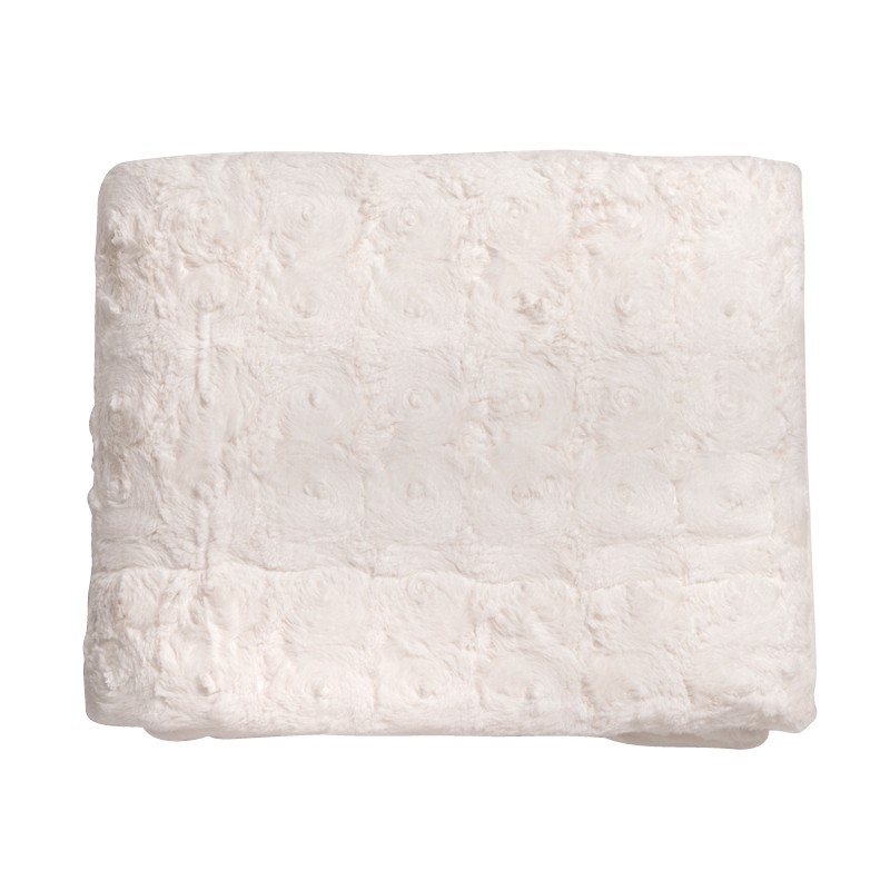 Sompting Cream Fur Throw Luxury Throws