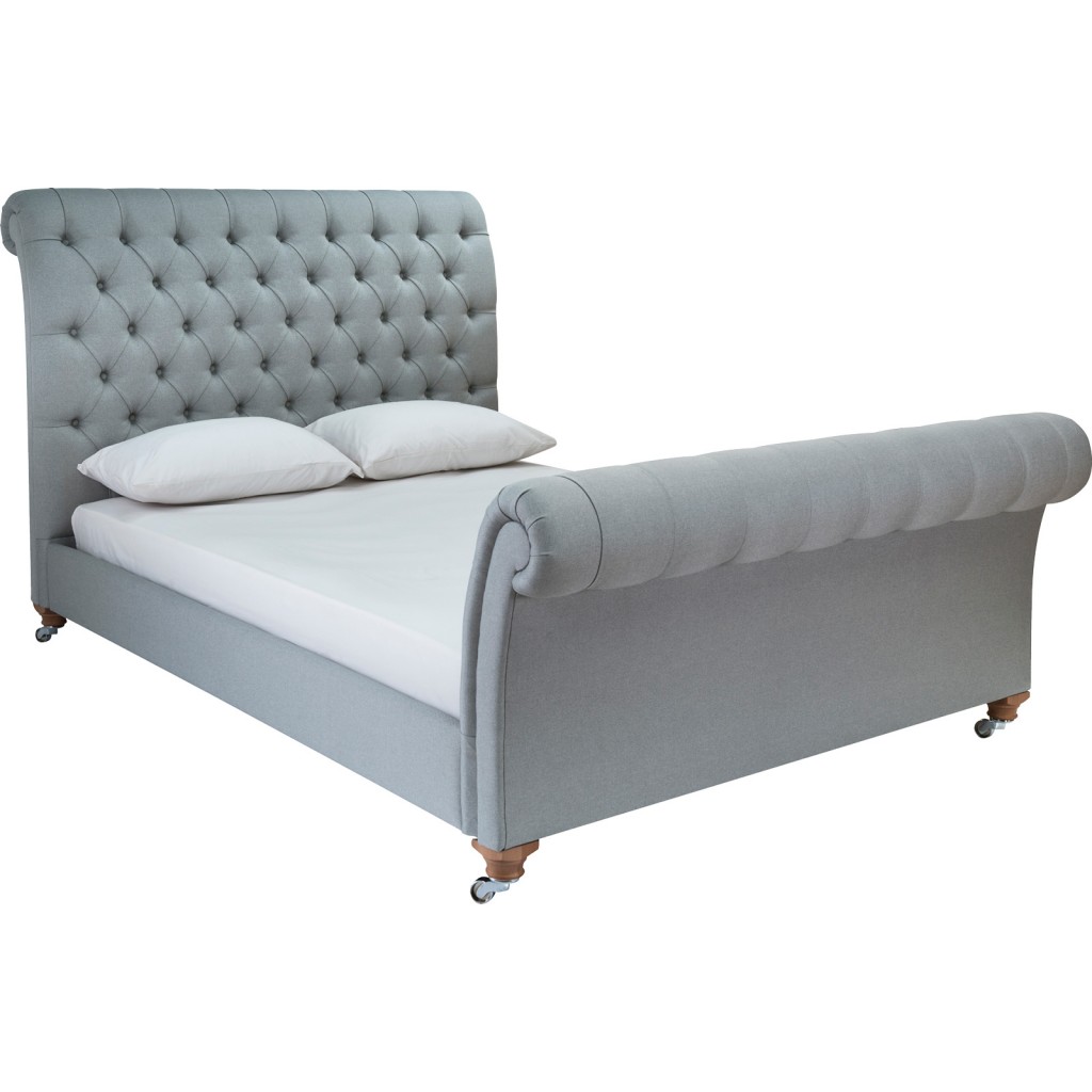Upholstered Sleigh Bed - Maplehurst 