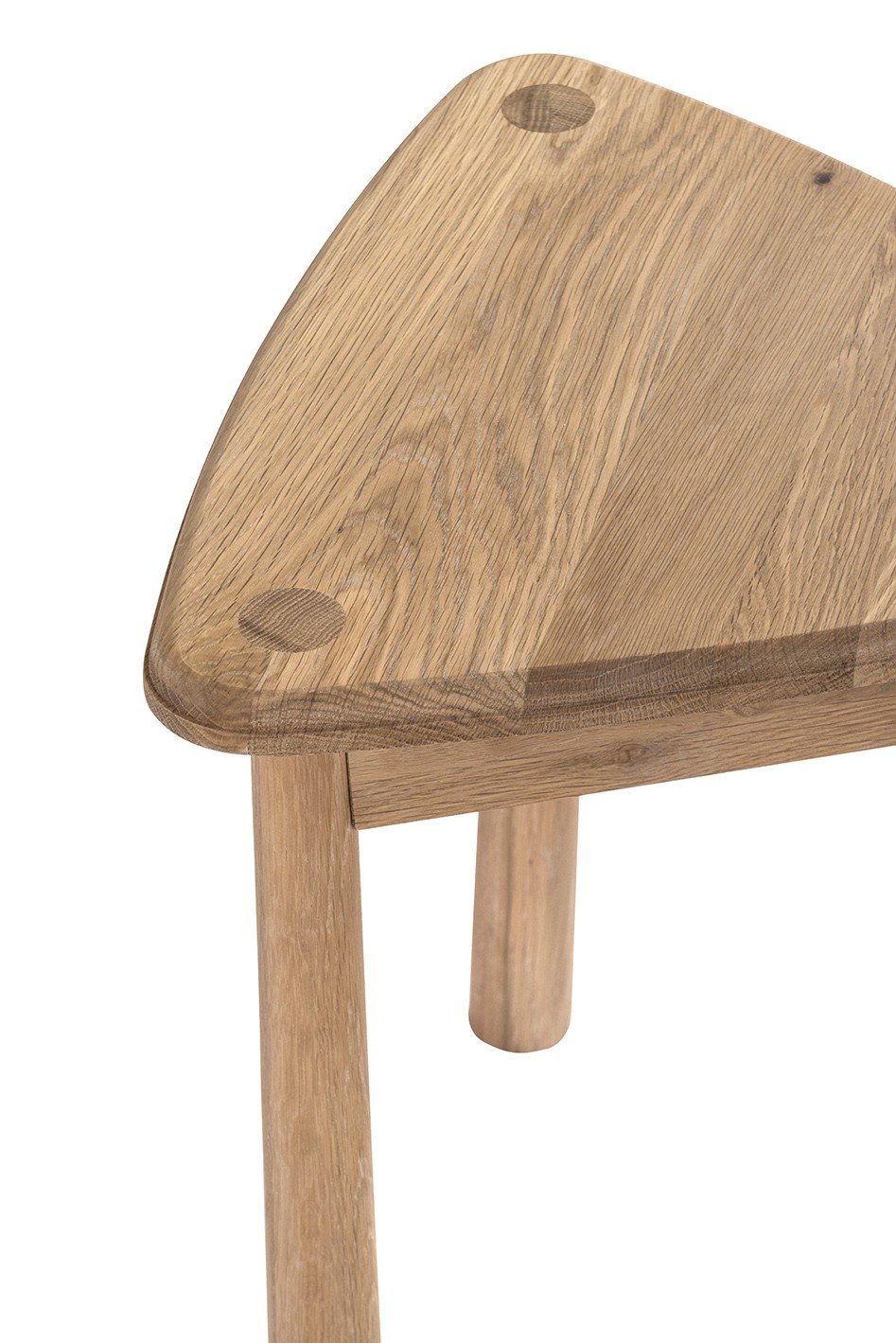 Nordic Nest of Side Tables 2 Oak Nesting Tables