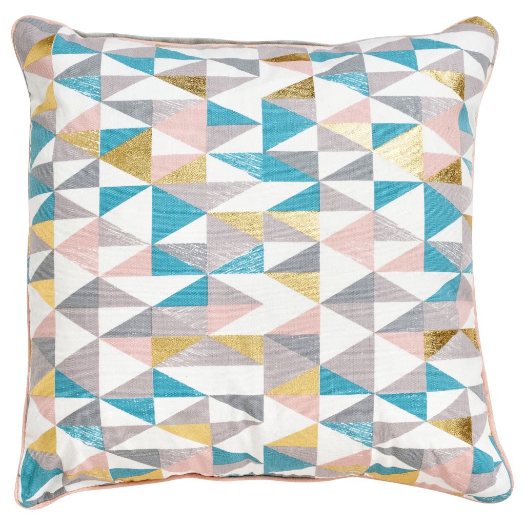 Halnaker Geo Pastel Print Cushion