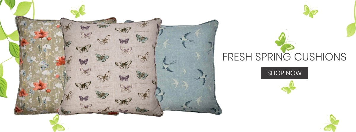 Floral and Butterfly Cushions